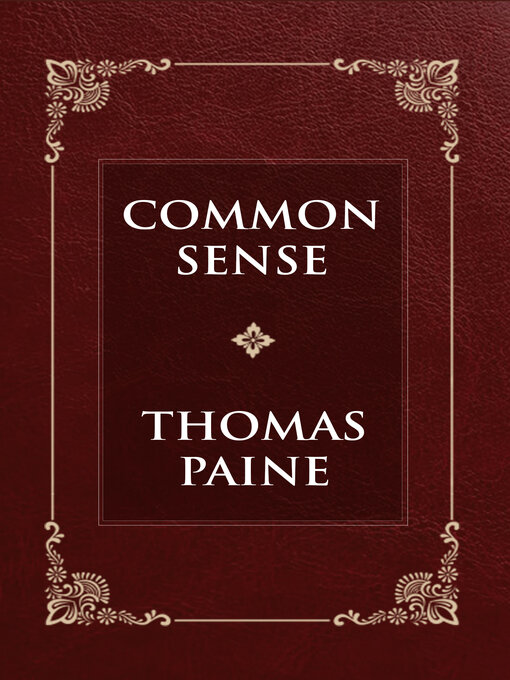 Title details for Common Sense by Thomas Paine - Available